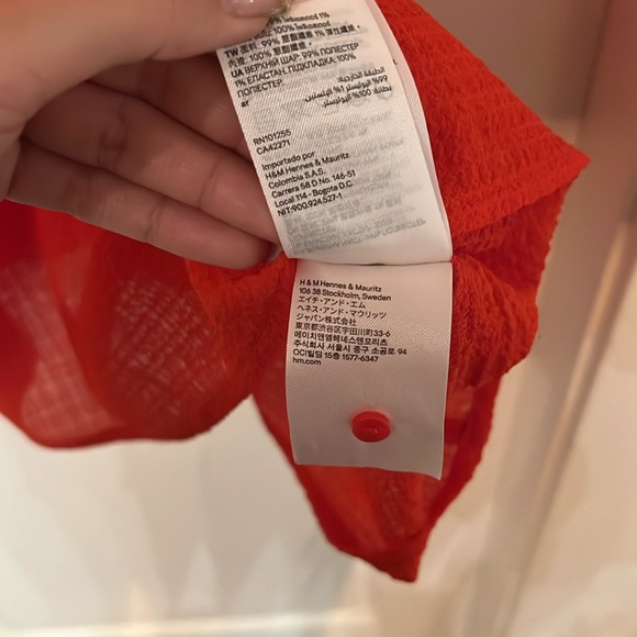 H&M Red tiered dress - Picture 6 of 8